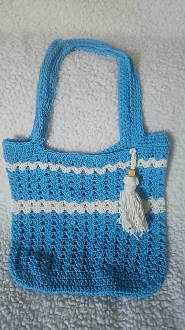 Tote bag à pompon