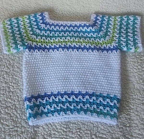 Pull manches courtes 5/6 ans