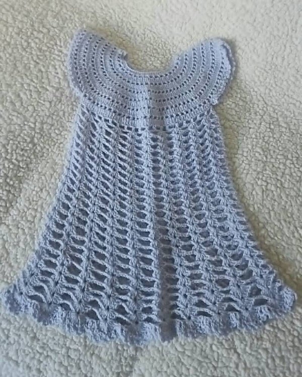 Robe pervenche 9/12 mois