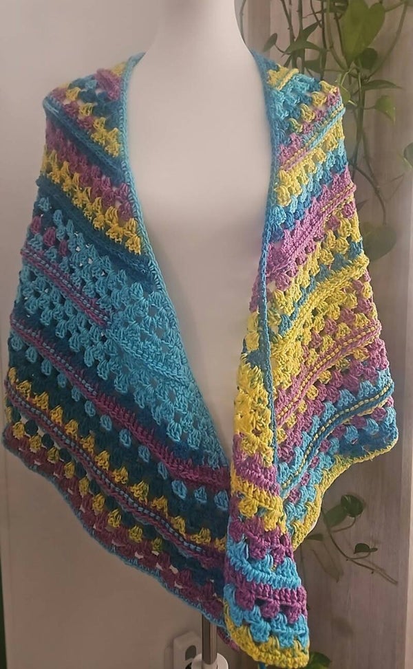 Châle multicolore
