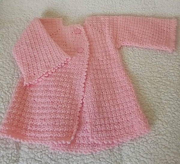 Manteau rose dragée 4/5 ans