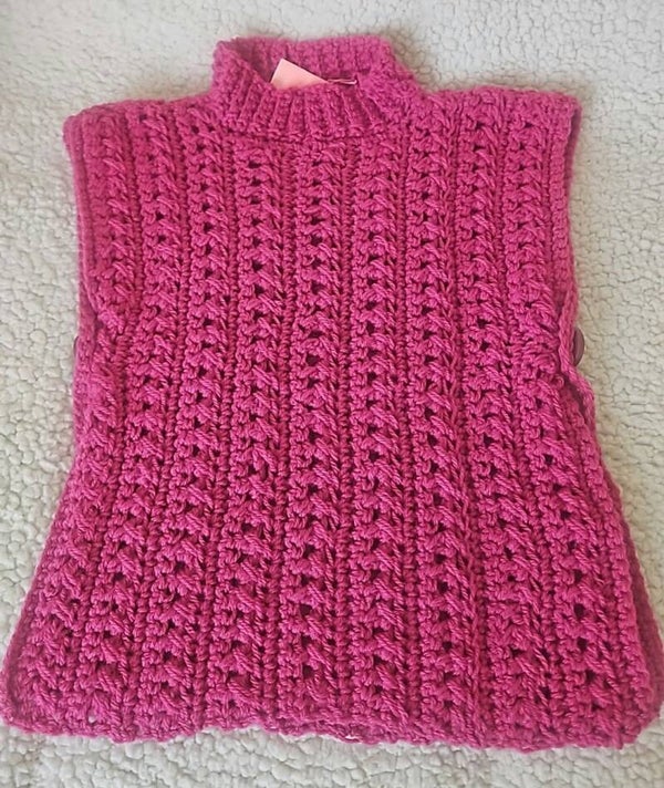 Chasuble rose 6/8 ans