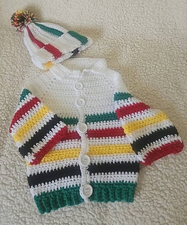 Ensemble veste et bonnet 2/3ans