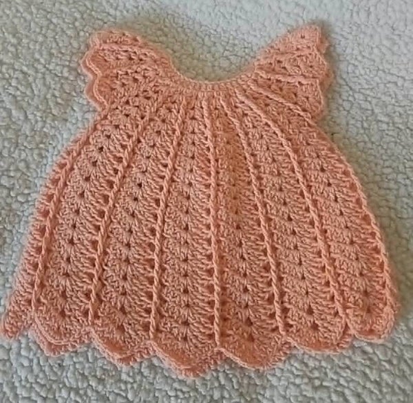 Robe saumon 3/6 mois