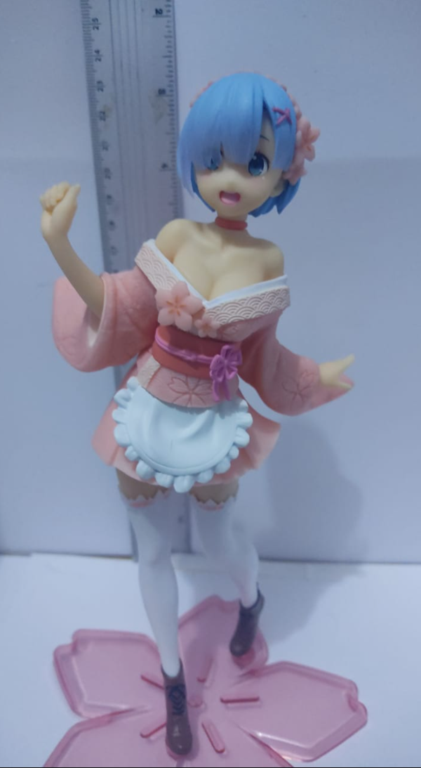 Figura de Rem de re Zero kimono pink