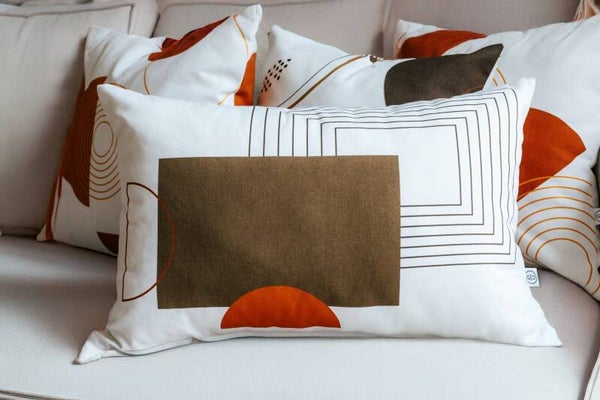 KUSSENHOES GEOMETRIC LINES 60X40CM