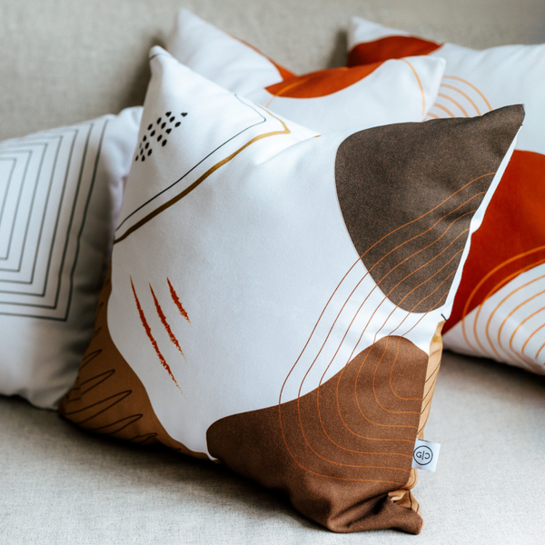 KUSSENHOES GEOMETRIC LINES 45X45CM