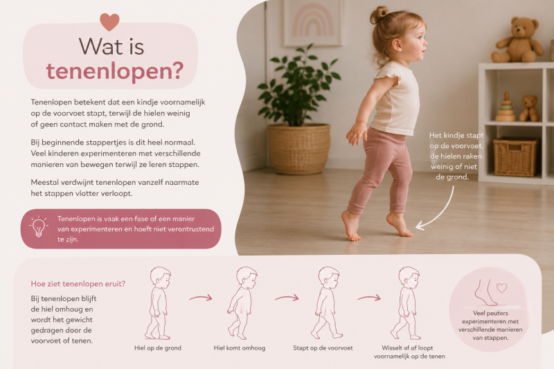 tenenlopen kinesitherapie