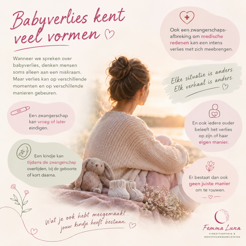 babyverlies miskraam kinesitherapie vroedvrouw