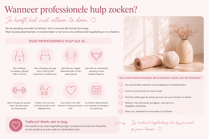 kinesitherapie vroedvrouw rectus diastase