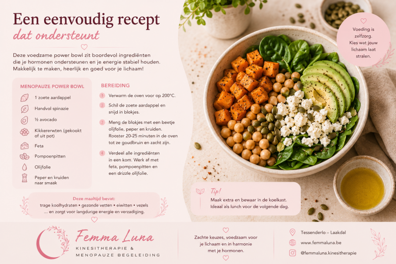 menopauze voeding menopauzeconsulent recept