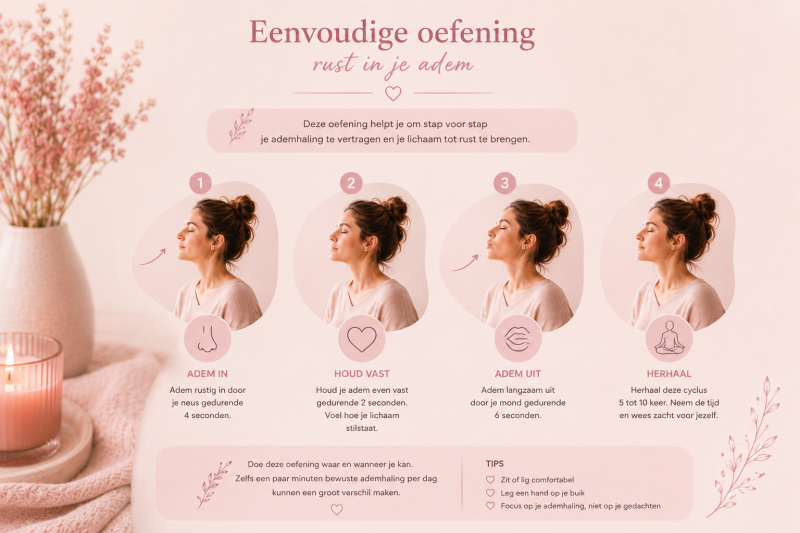 ademhalingsoefening hyperventilatie kinesitherapie