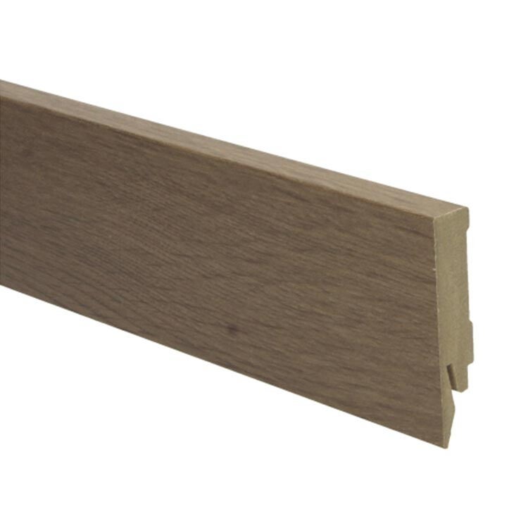 Moderne folieplint 70x14 mm 27163 Eiken Gerookt