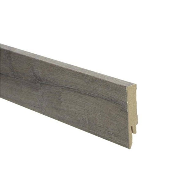 Moderne folieplint 70x14 mm 27239 Oud Eiken Bruingrijs