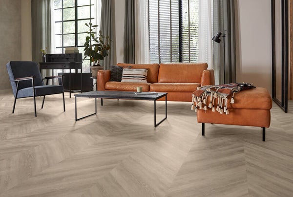 mFLOR 42217 Parva Oak Chevron Lombardia 80,01*13,34cm, doos 2,67m², pallet 72 dozen Artnr. 400081518