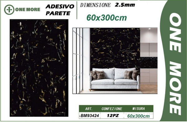 ONE MORE CARTA DA PARETE ADESIVO 60CM X 300CM