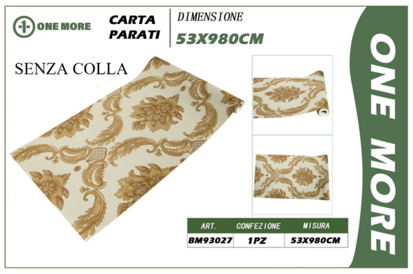 ONE MORE CARTA DA PARETE 53CM*980CM PVC SENZA COLLA