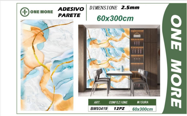 ONE MORE CARTA DA PARETE ADESIVO 60CM X 300CM
