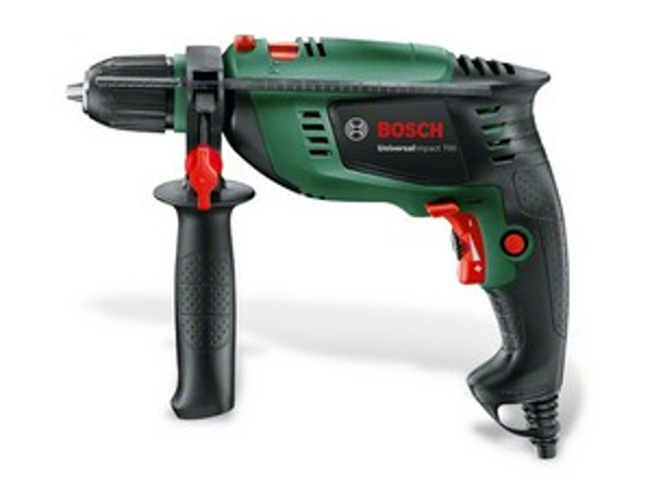 Trapani battenti e demolitori Bosch TRAPANO BATTENTE UNIVERSALIMPACT 700 701 W + set 15 pz. X-line