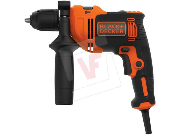 Black+Decker TRAPANO A PERCUSSIONE BEH710K-QS 710 W(Trapani avvitatori)