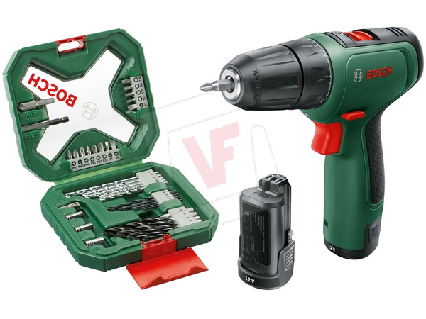 Bosch TRAPANO AVVITATORE A BATTERIA EASYDRILL1200 12V 2 BATT.1,5AH + X34(Trapani avvitatori)