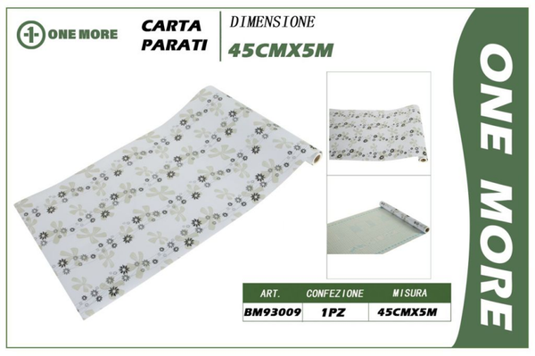 ONE MORE CARTA DA PARETE 45CM*500CM PVC