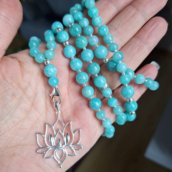 Sautoir en amazonite
