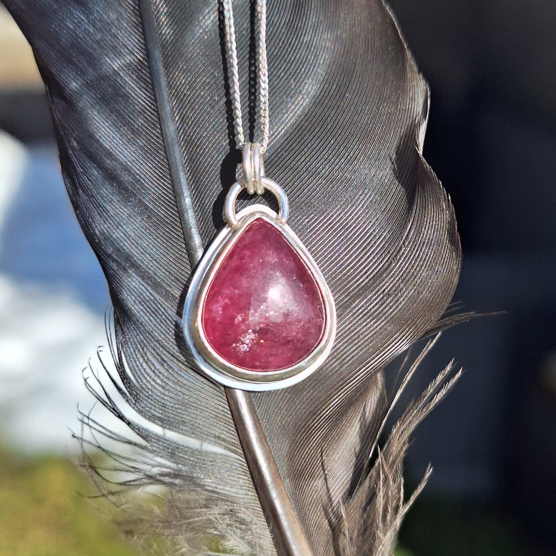 Pendentif rubellite