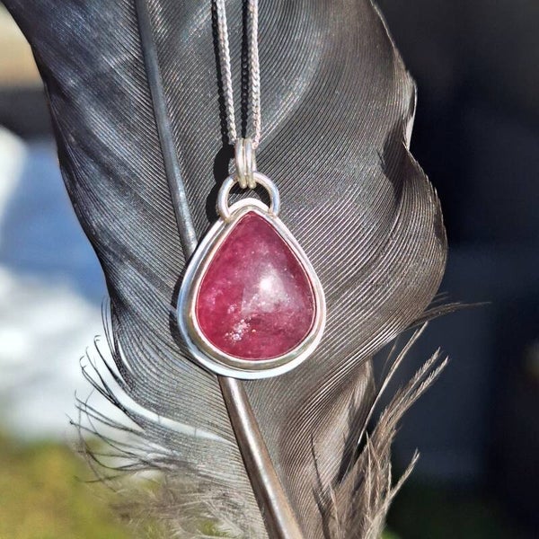 Pendentif rubellite