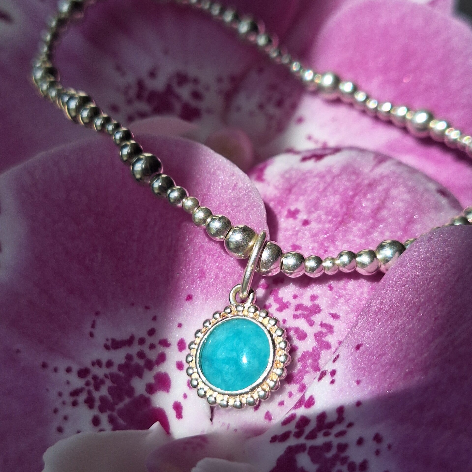 Bracelet avec amazonite