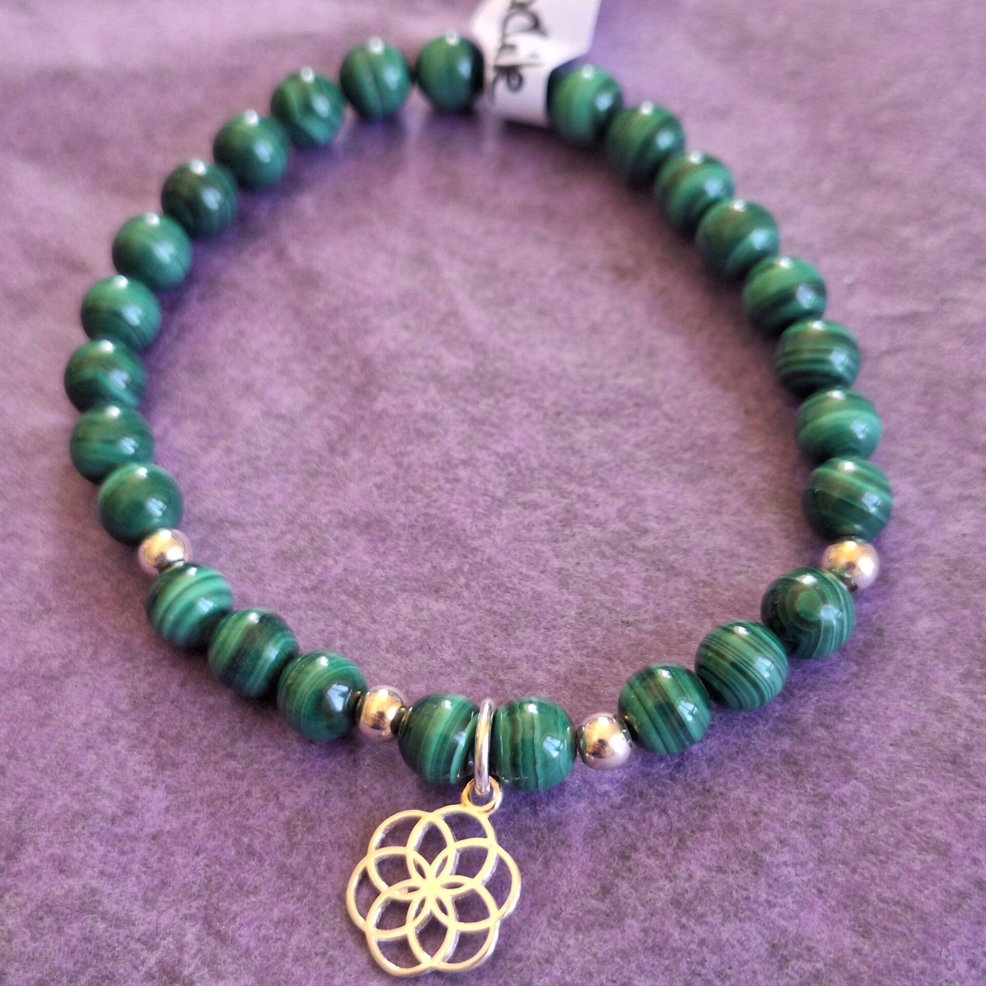 Bracelet en malachite