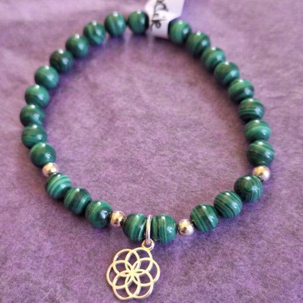 Bracelet en malachite