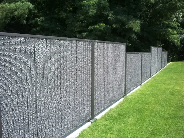 La clôture gabion au grillage très fin par Stonefence