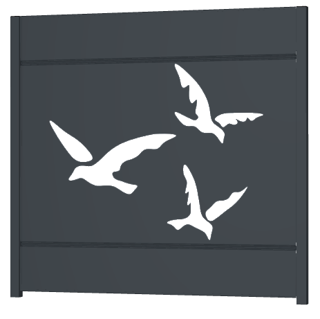 Panneaux Ambellya décor Mouette sans poteaux