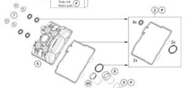 61736099000 Ventildeckeldichungs-Kit