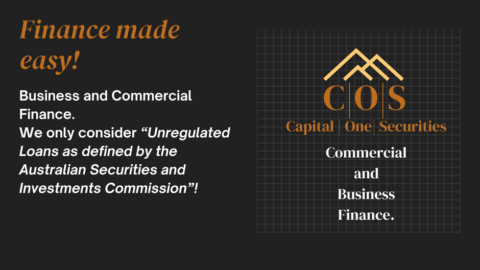Capital One Securities is a leading financial services company. With a focus on providing tailored financial solutions, we strive to empower businesses and individuals to achieve their financial goals. We only consider "Unregulated Loans "