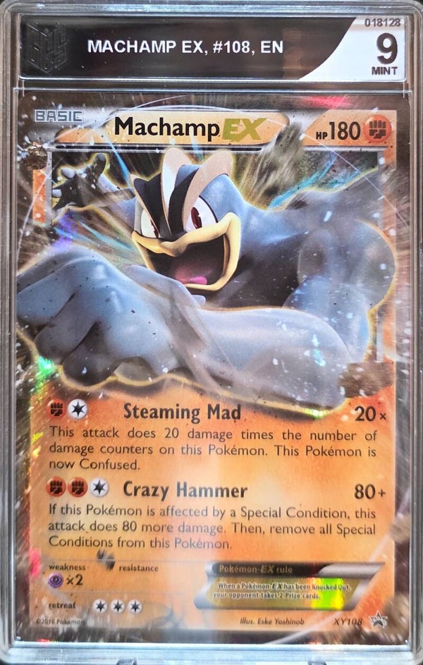 Pokémon Machamp EX XYPR108 - CGS 9 MINT Grade