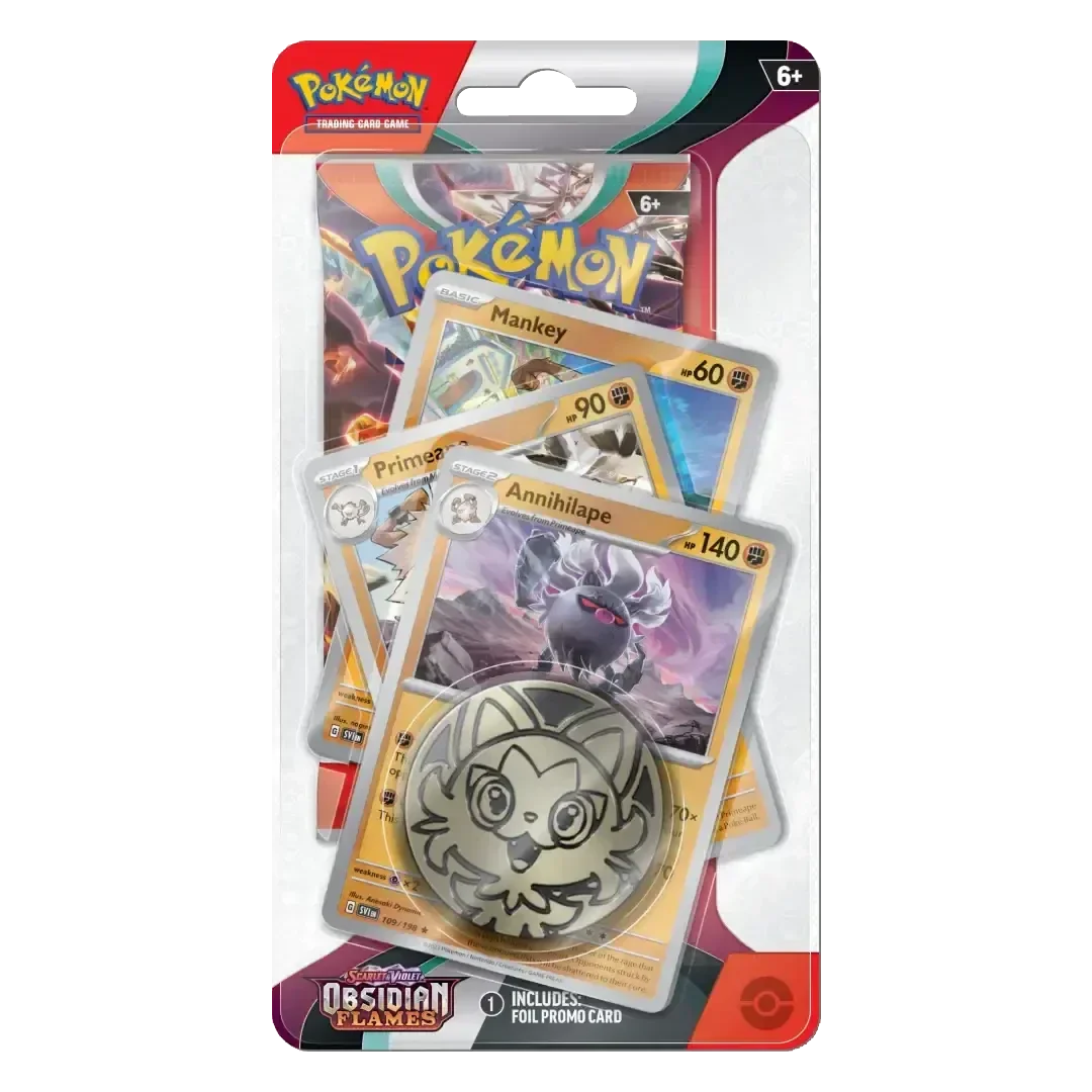 Pokémon Obsidian Flames  - Annihilape Premium Checklane Blister - englisch
