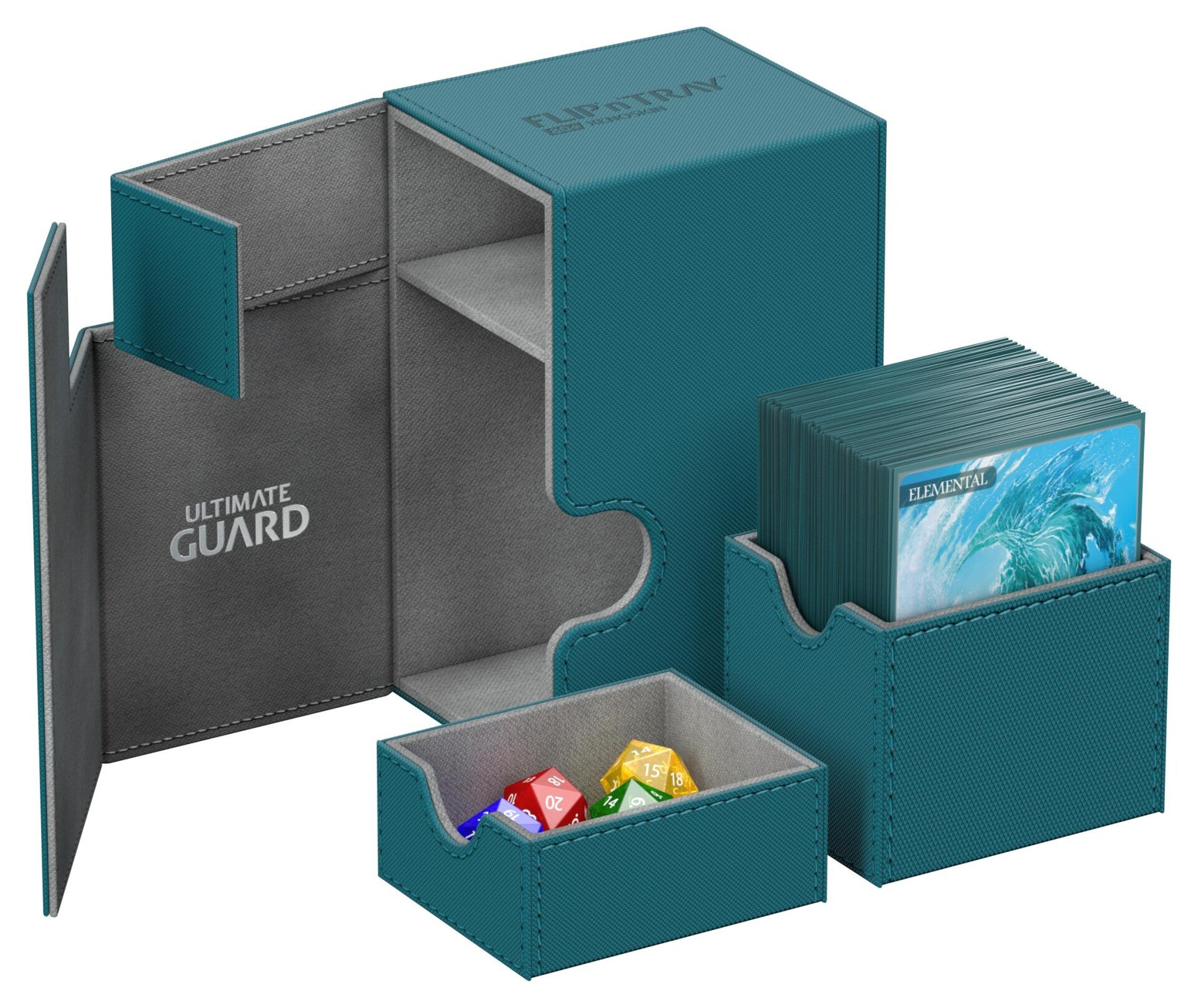 Ultimate Guard Flip'n'Tray 80+ XenoSkin Petrol