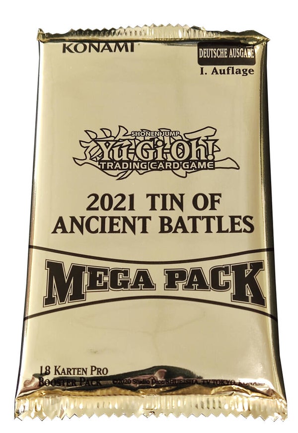 Yu-Gi-Oh! Mega Pack: 2021 Tin of Ancient Battles - Booster - deutsch