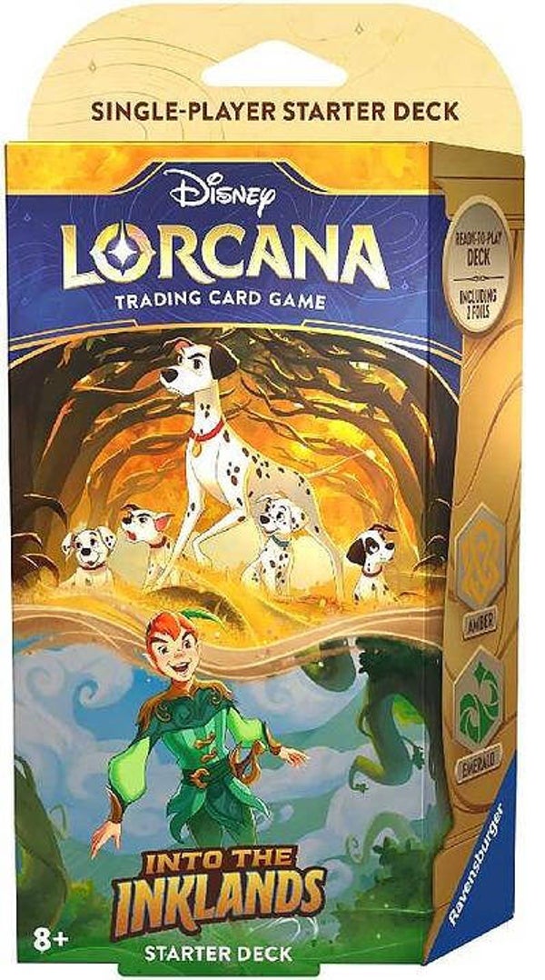 Disney Lorcana: Die Tintenlande - Bernstein & Smaragd Starter Deck - deutsch