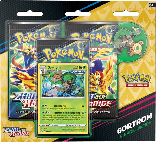 Pokémon Zenit der Könige Gortrom- Pin Collection - deutsch