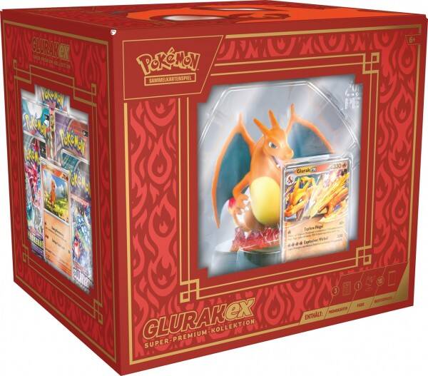 Pokémon Glurak-ex - Super-Premium-Kollektion - deutsch