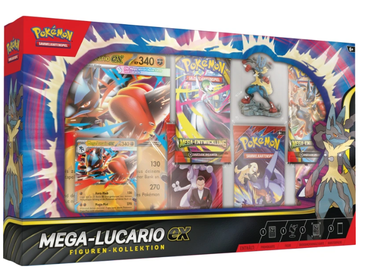 Pokémon - Mega-Lucario ex Figuren Kollektion -  deutsch