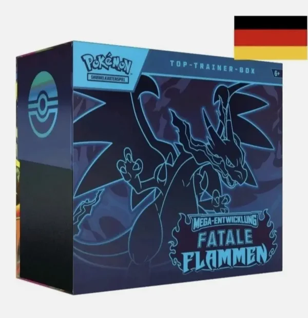 Pokémon Fatale Flammen Top-Trainer-Box - deutsch