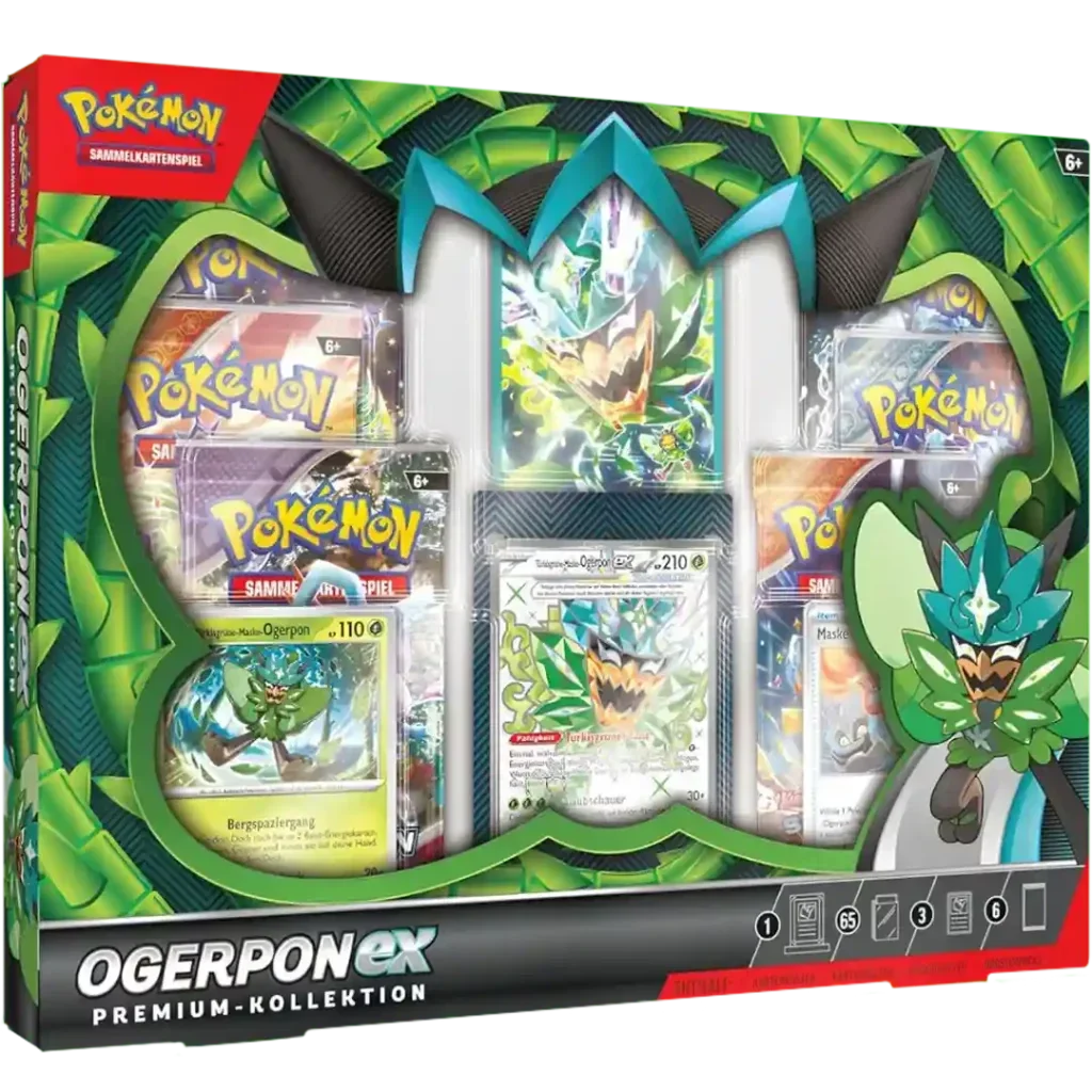 Pokémon Pokemon Ogerpon ex Premium Kollektion - deutsch