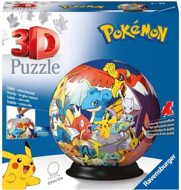 Ravensburger Pokémon 3D Puzzle-Ball 3D Puzzle