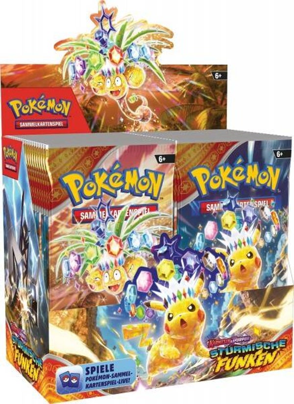 Pokémon Stürmische Funken  - Booster Display - deutsch