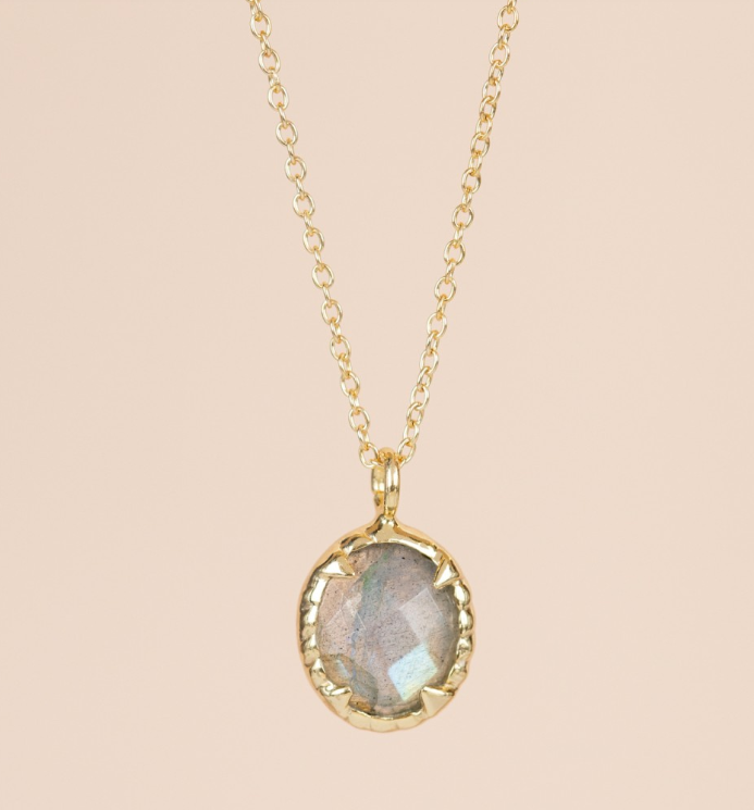 Muja Juma Ketting Edelsteen Labradoriet