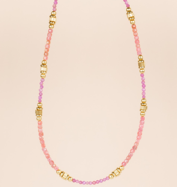 Muja Juma Ketting Edelstenen Rhodoniet